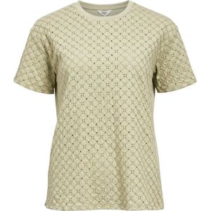 Object - T-shirt - Mintgroen - Korte Mouwen - Regular Fit