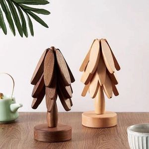 Gran Vida® - Houten Onderzetters - Uniek Design - Handgemaakt - Ø 20 cm