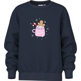 Sweatshirt - Kerst - Geborstelde Sweatstof - Lange Mouwen - Regular Fit