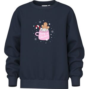 Sweatshirt - Kerst - Geborstelde Sweatstof - Lange Mouwen - Regular Fit