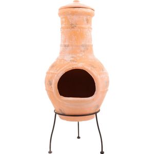 RedFire – Lima – Beige - Kleihaard – Terrashaard – Fireplace – Stevig - Terrasverwarming – Sfeerhaard