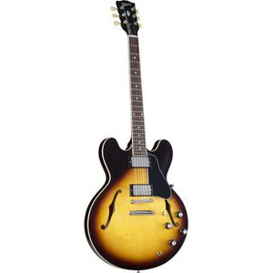 Gibson ES-335 Satin Vintage Sunburst - Semi-akoestische gitaar