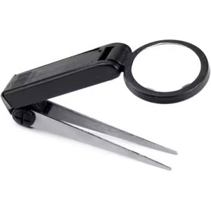 Pincet Met Lampje En Vergrootglas | LED Lampje