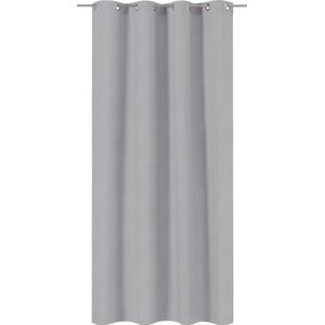 INSPIRE - Verduisterende gordijnen - Dekkend gordijn AREL - B.140 x H.280 cm - Gordijnen met oogjes - Polyester - Lichtgrijs