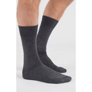 Damart - Set van 2 paar sokken van een mix van Thermolactyl en zijde - Heren - Grijs - 39/41