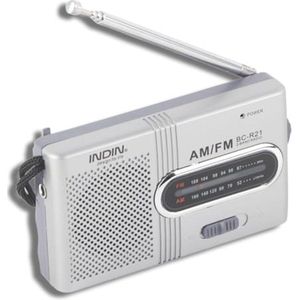 Draagbare Mini Radio met AM/FM en Stereo Luidsprekers