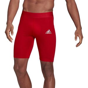 adidas - Techfit Thermo Shorts Tight - Voetbal Compressieshort - S - Rood