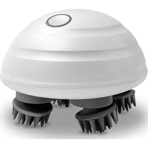 Elektrische Hoofdmassager met Draagbare Handheld Functie en 4 Kneedkoppen voor Ontspanning en Stressverlichting