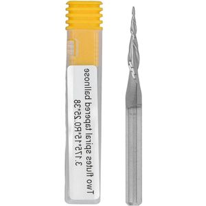 Bal Neus Cutter CNC Spiraal Tapered Ball Neus Cutter - Tungsten Staal Uitgebreide End Mill - Carbide Relief voor Aluminium Hout .