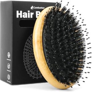 Haarborstel voor krullend, lang, fijn en droog haar - Geschikt voor vrouwen, mannen en kinderen