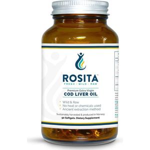 Rosita Extra Virgin Cod Liver Oil EVCLO Softgels 90's
