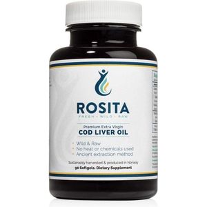 Rosita Extra Virgin Cod Liver Oil EVCLO Softgels 90's
