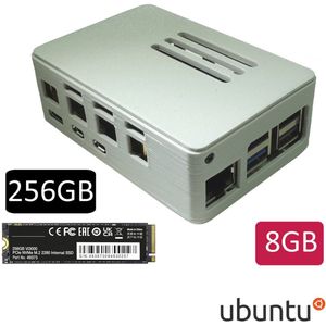 Raspberry Pi 5 8GB met NVMe SSD en Ubuntu