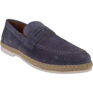 Ti Comos - 1460009-823 - Instappers - Blauw - Suède - Rubber Zool