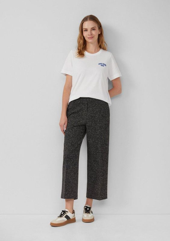Broek - Gemêleerd - Casual Elegante Culottes - Normale Pasvorm - Wijde Pijpen