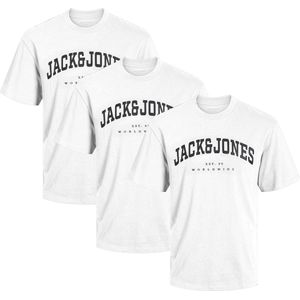 Jack & Jones Heren t-shirt 3 pack Caleb Varsity