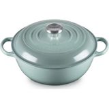 Le Creuset - Signature - Marmite Braadpan - Sea Salt - Ø26cm - 4.1L