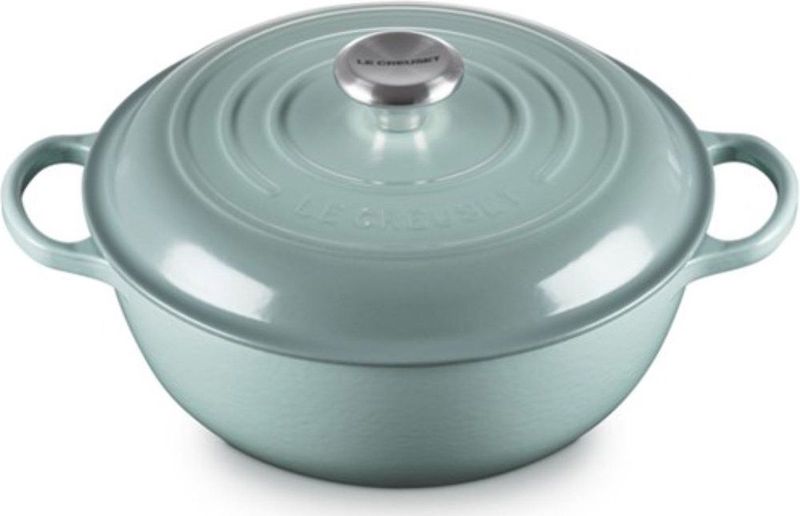 Le Creuset - Signature - Marmite Braadpan - Sea Salt - Ø26cm - 4.1L