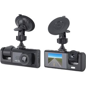 Dashcam voor auto voor en achter – Dual dashcam – Voor- en achtercamera – Autocamera – Full HD dashcam – Dashcam met nachtzicht – Dashcam met bewegingssensor – Groothoeklens – Parkeermodus – Loop recording – Dashcam met SD-kaart