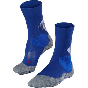 Falke 4 Grip Stabilizing  Sportsokken - Maat 37/38 - Unisex - blauw/grijs/rood