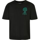 Urban Classics - Organic Tree Logo Kinder T-shirt - Kids 146/152 - Zwart