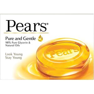 Pears zeep, transparante glycerine zeep voor de gevoelige huid, 125 gram