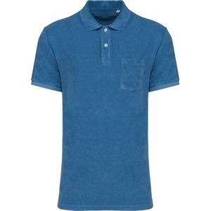 Native Spirit Ecologische badstof herenpolo NS227 - Riviera Blue - XS