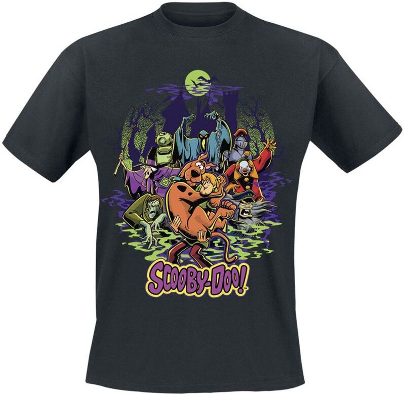 Scooby-Doo Villains Heren T-shirt - zwart - S