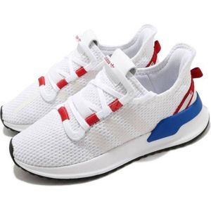 Adidas U Path Run - Wit/Rood/Blauw - Maat 47 1/3