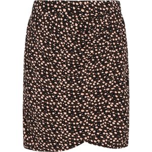 myMo - Wikkelrok - Bloemenprint - Normale Pasvorm - Minilengte - Fashion Look Collectie