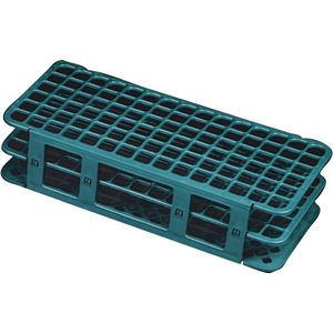 Rack voor reageerbuisjes 12 of 13 mm diameter 90 plaatsen 5 stuks - content in toegevoegd