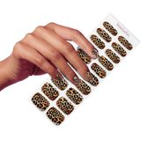 Pink Gellac - Gellak Stickers 0028 Lavish Leopard - Nagelstickers - 20 stuks in 10 maten