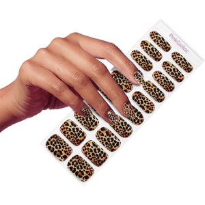 Pink Gellac - Gellak Stickers 0028 Lavish Leopard - Nagelstickers - 20 stuks in 10 maten