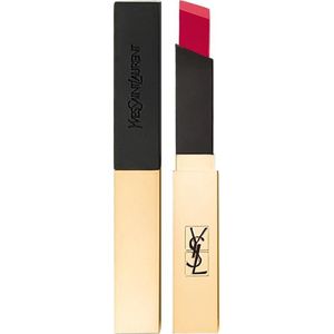 Yves Saint Laurent - Thin Frosting Lipstick with Leather Effect Rouge Pur Couture The Slim 2.2g 15 Fuchsia Atypique