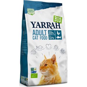 Yarrah Cat Biologische Brokken - Vis - Kattenvoer - 6 kg NL-BIO-01