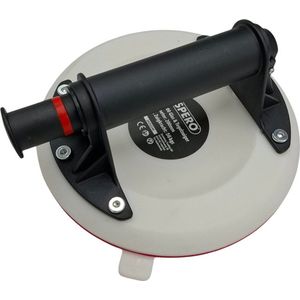200mm Glas & Tegeldrager Vacuüm Pompzuiger PRO - WIT Rubber Glaszuiger - Max: 56Kg VP200 Glasdrager - SPERO
