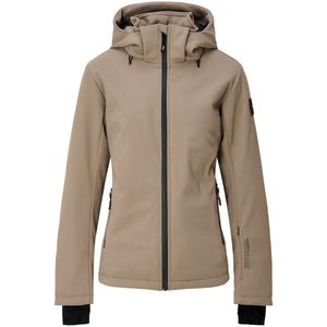 Nordberg dames ski jas - Oslo - taupe - ski-jas - maat XL