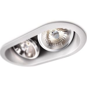 Philips SMARTSPOT 579764816 Binnen Geschikt voor gebruik binnen G53 Recessed lighting spot 30W B Aluminium verlichting spot