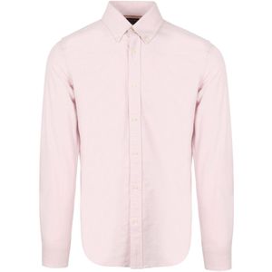 Steppin' Out Overhemd Oxford Roze - Maat S - Heren - Casual Shirt