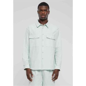 Urban Classics - Basic Crepe Overhemd - 4XL - Mintgroen