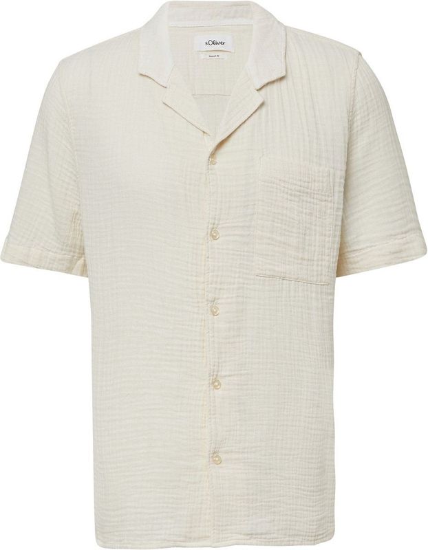 s.Oliver - Hemd - Luchtig Mousseline - Casual Resort Pasvorm