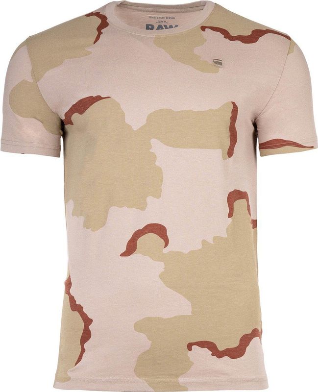 G-STAR RAW - T-shirt - Meerkleurig - Dk Brick Desert Camo C721-D935