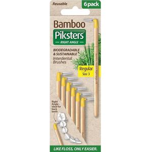Piksters - Bamboo Ragers - Interdentale Borstels - Biologisch Afbreekbaar - 100% Duurzaam