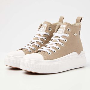 KAYA FLOW MID Dames sneakers hoog - Taupe - maat 38