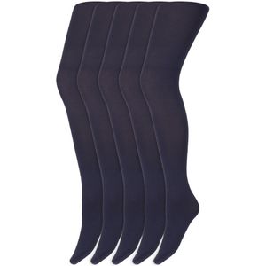 Gekleurde panty’s | Micro | 60 Denier | Merk: Marianne | Maat: S t/m XXL | Kleur: Jeans blauw | 5 Paar