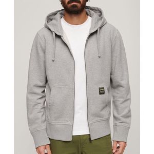 Superdry Contrast Stitch Sweatshirt Met Volledige Rits Grijs 2XL Man