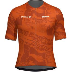 Santini La Vuelta 90 Years Jersey Fietsshirt (rood)