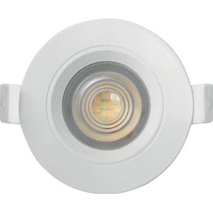 Braytron-Plafondspots- LED Inbouwspots - Badkamer - Spotjes Verlichting-Ronde -Wit - 7W-  IP54 - 3in1 CCT (3000K / 4000K / 6500K)