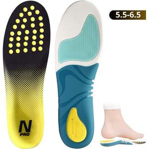 Bovista Comfortabele Steunzolen Platvoet - Hielspoor Zooltjes - Voetbed - Doorgezakte Voet - Orthopedische Inlegzolen - Maat 38-39