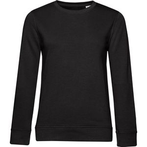 B&C Dames/dames Organic Sweatshirt (Zwart)